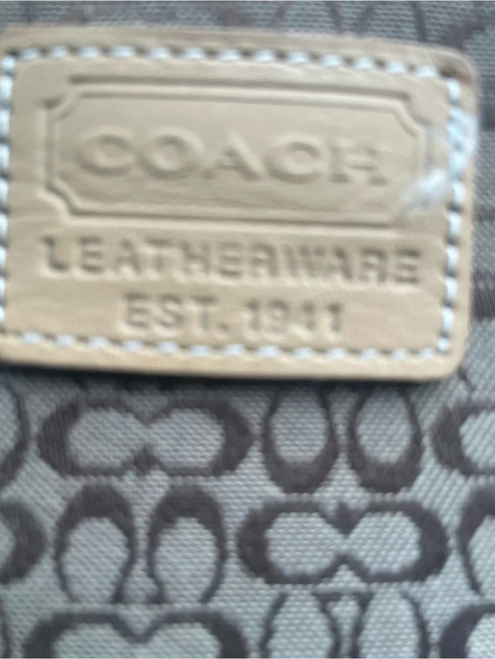 Coach wristlet signature
