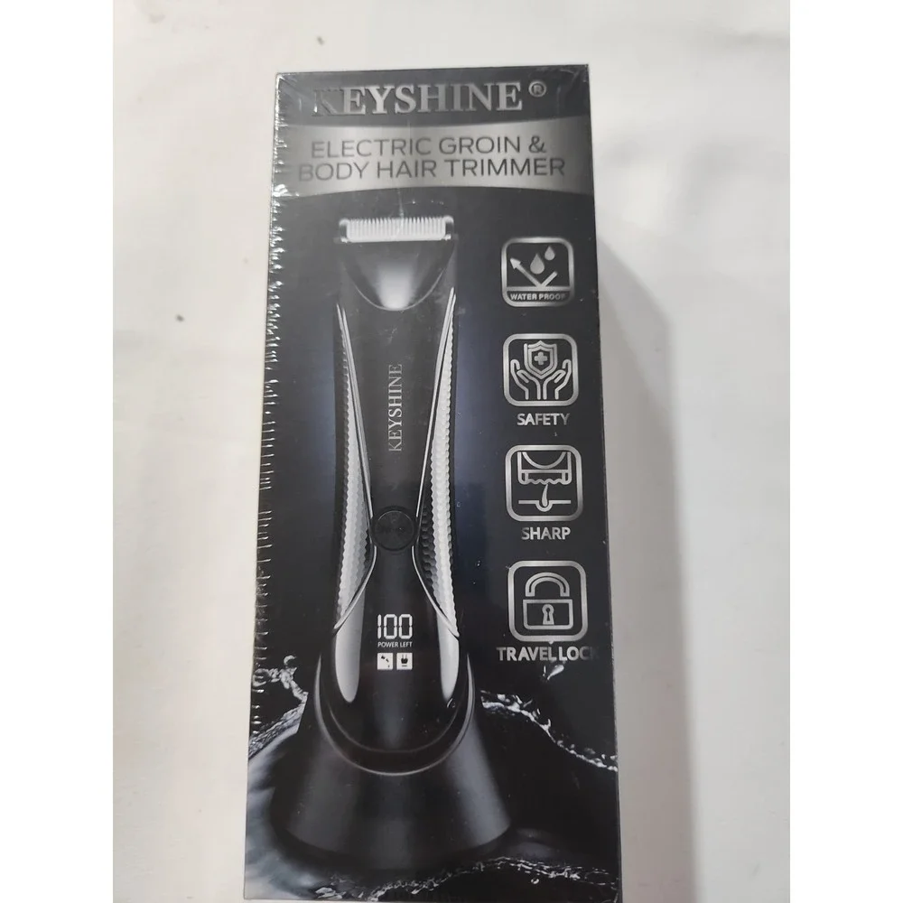 Keyshine Electric Groin & Body Hair Trimmer for Men: Waterproof Sealed
