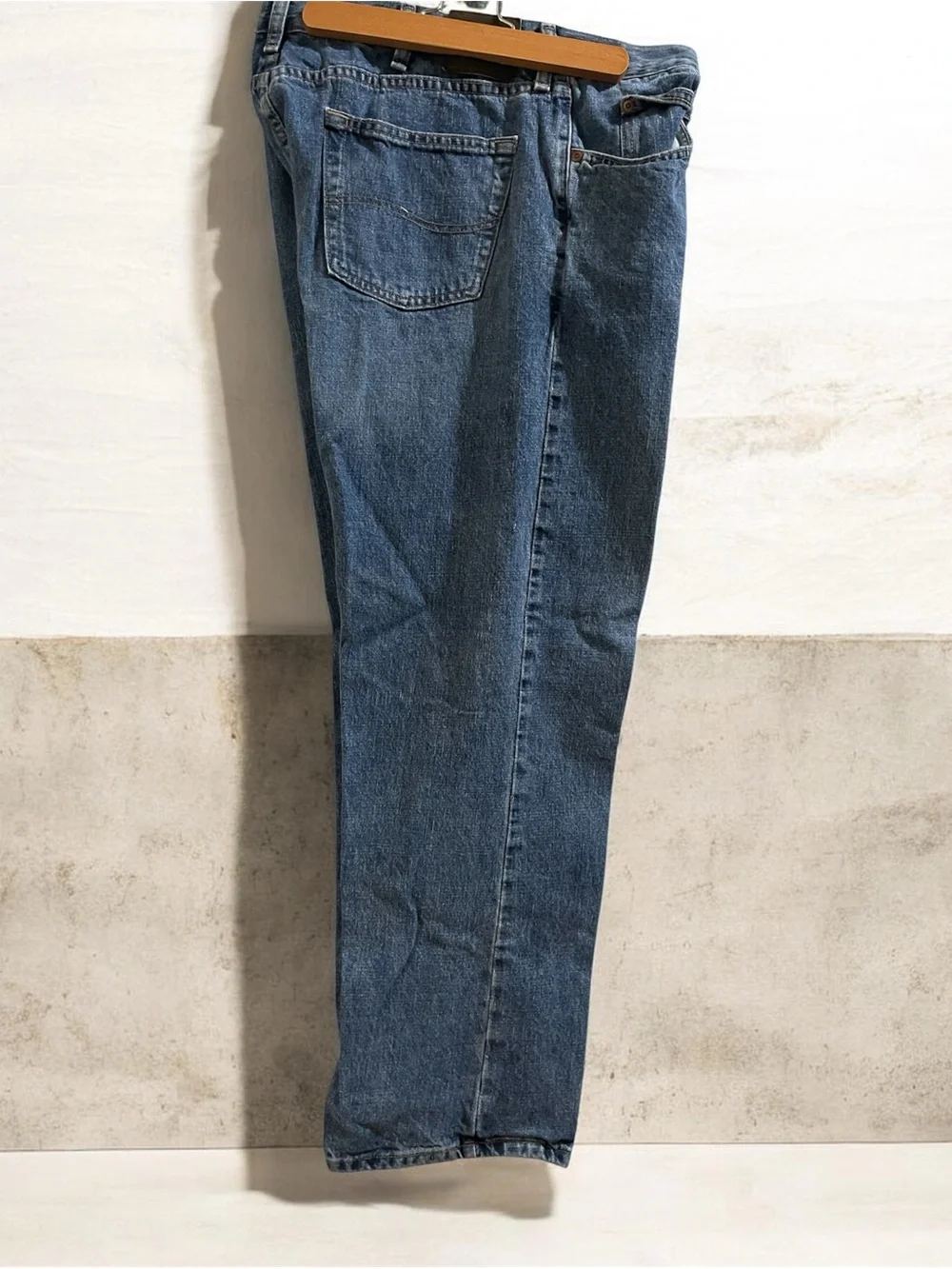 Classic Lee Men's Blue Straight-Leg Jeans 40x30