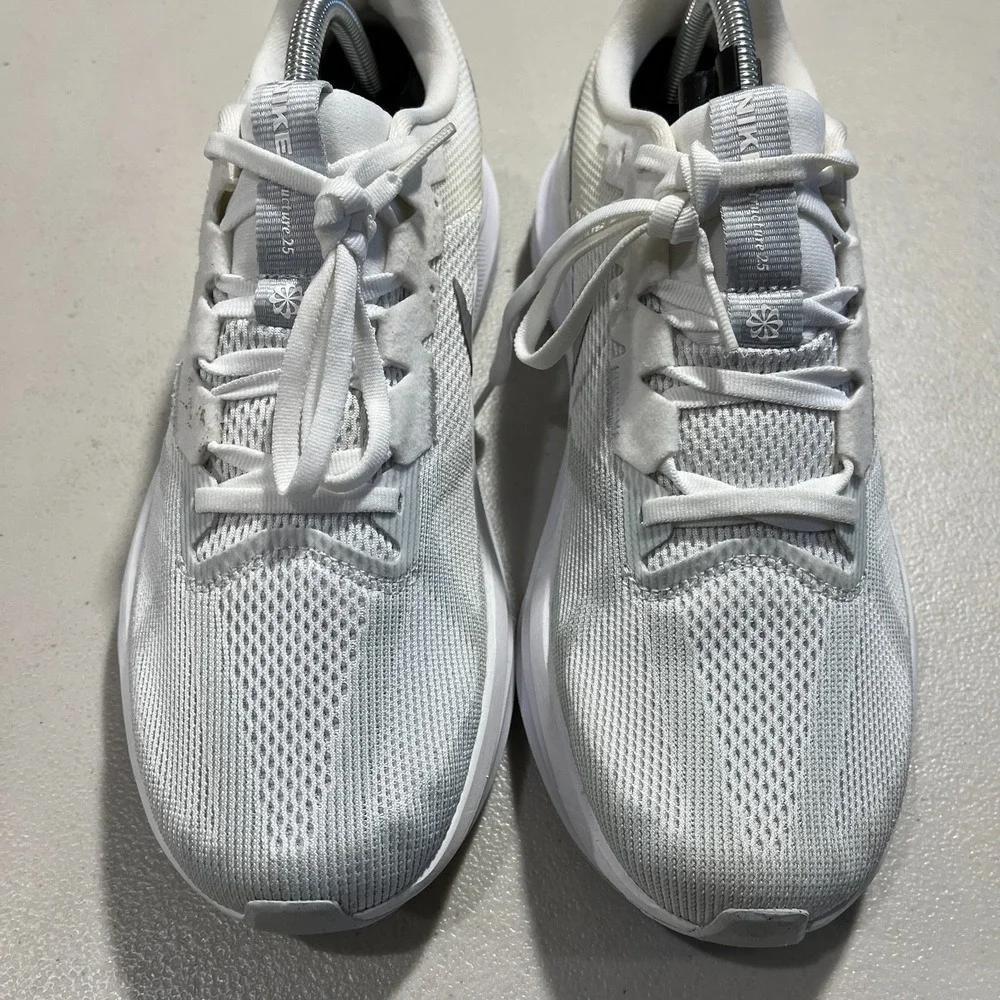 Nike Air Zoom Structure 25 Running Shoes Womens 11 Metallic Mens 9.5 DJ7884-101