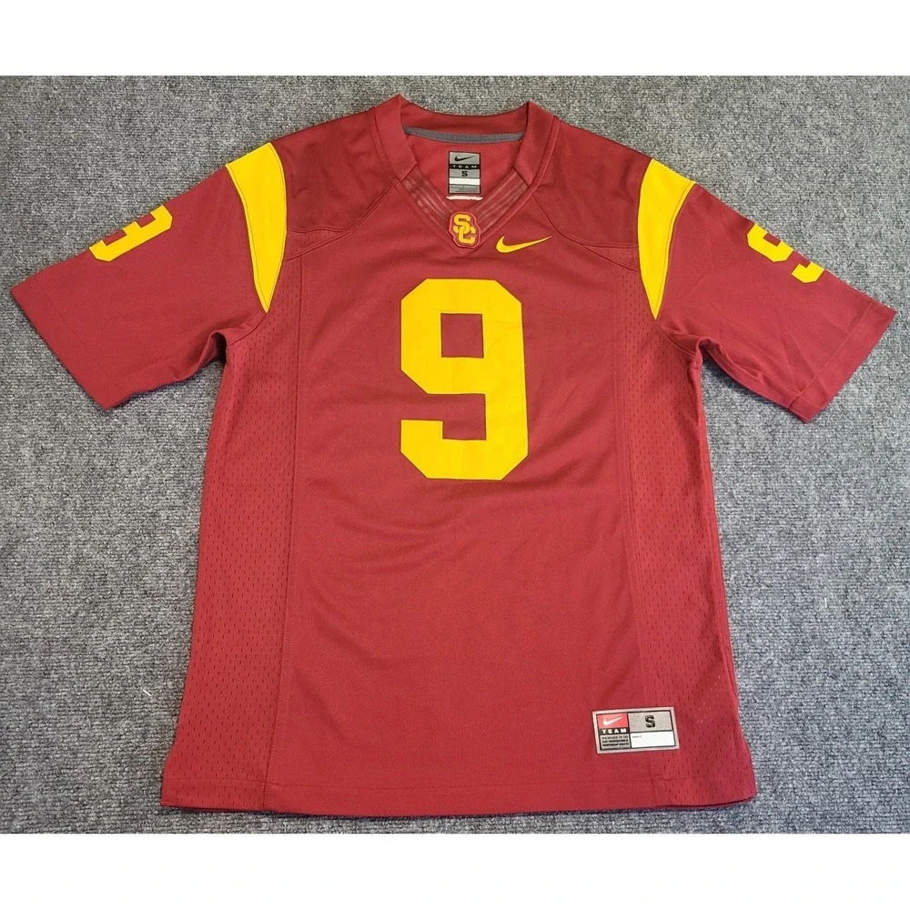 Nike Team USC Trojans #9 JuJu Smith-Schuster Football Game Jersey Size Small