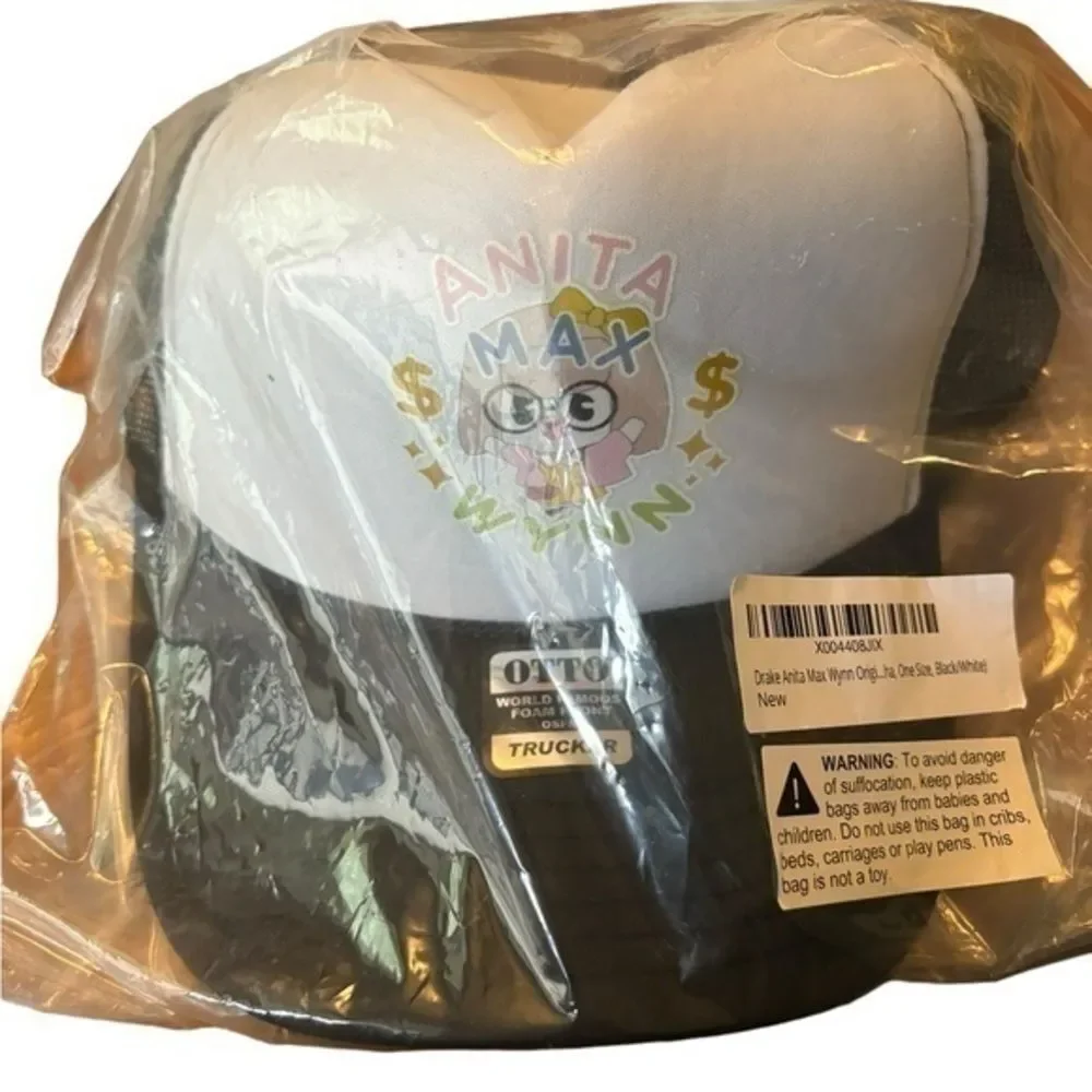 NEW OTTO Anita Max Wynn trucker hat black
