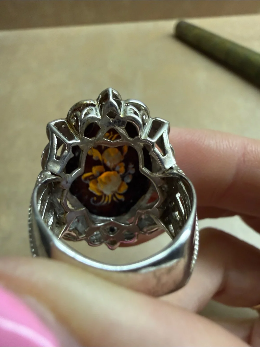 Vintage elegant silver