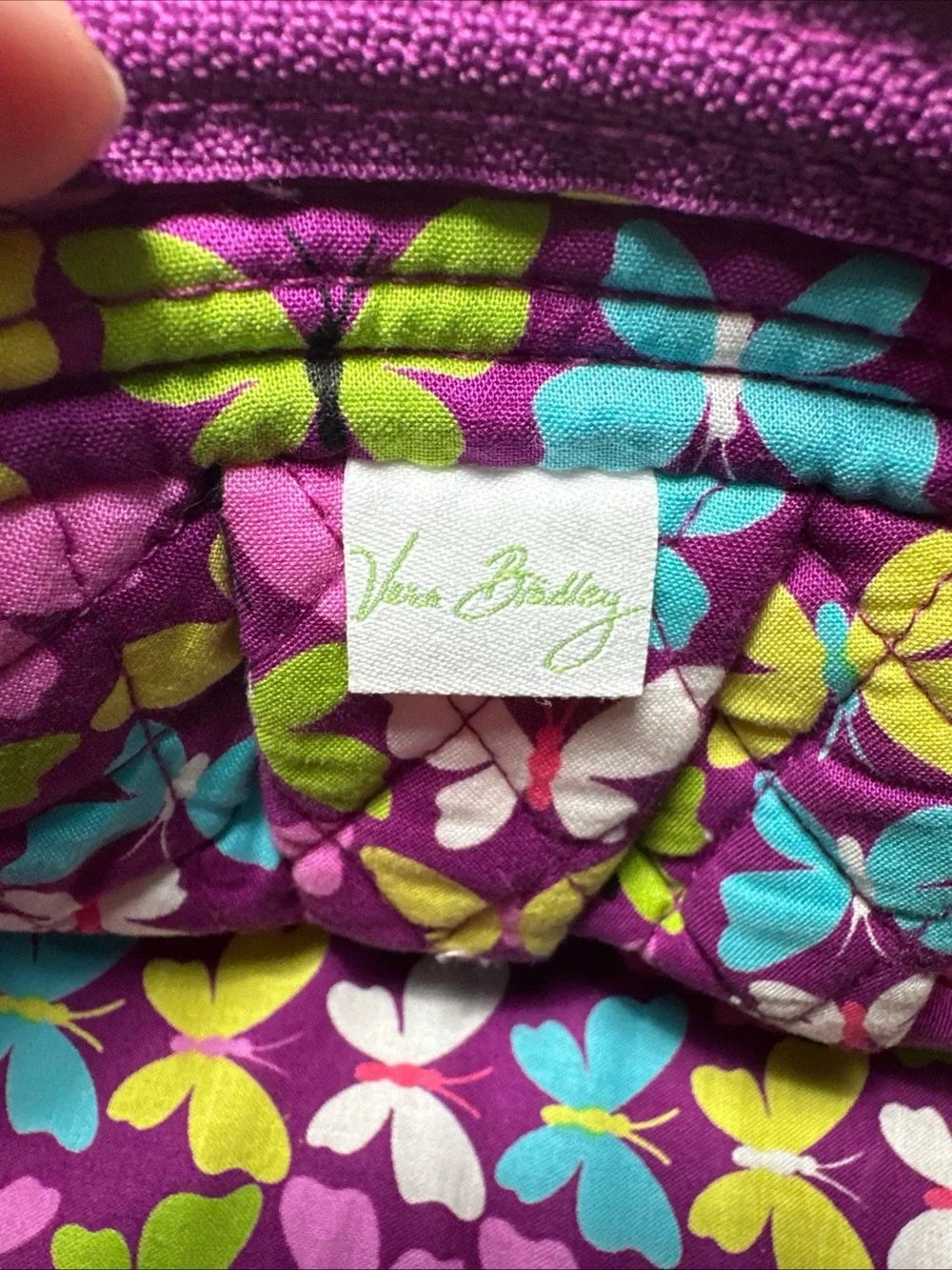 Vera Bradley vibrant purple