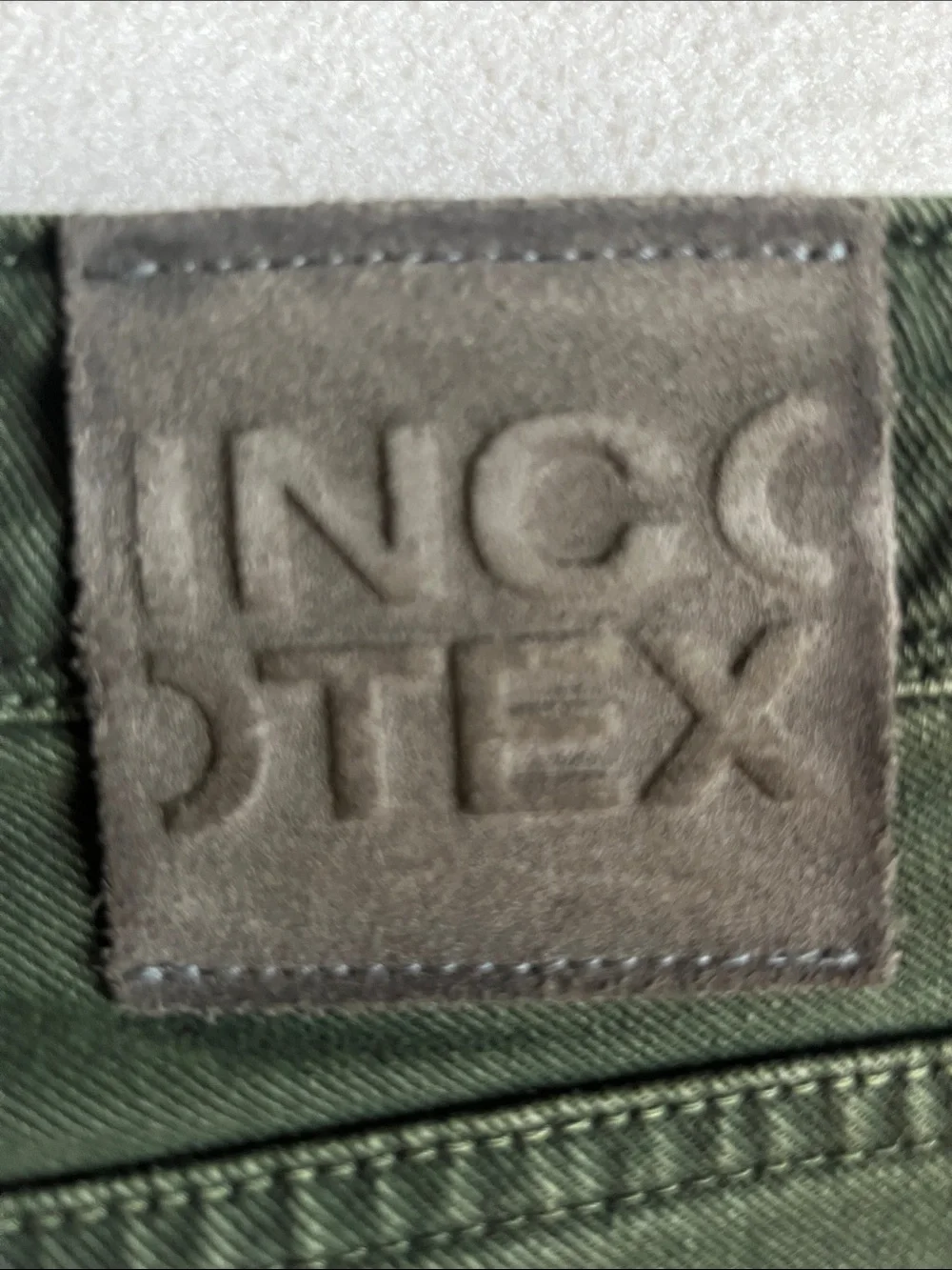 Incotex button well leg