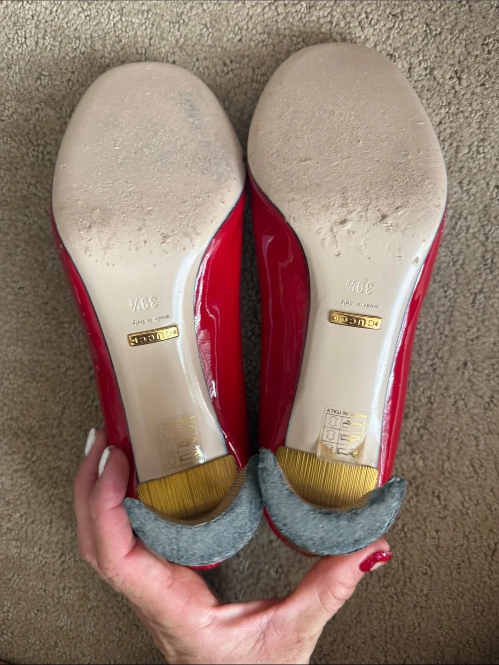 Gucci classic patent