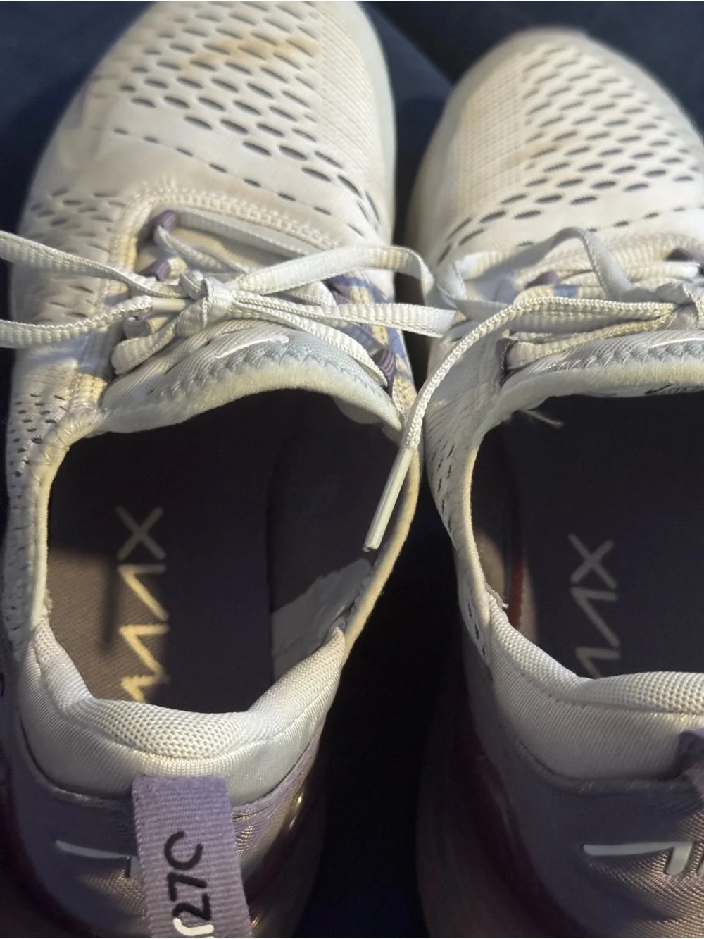 Nike Air Max 270 Pure Platinum White Lilac Bloom