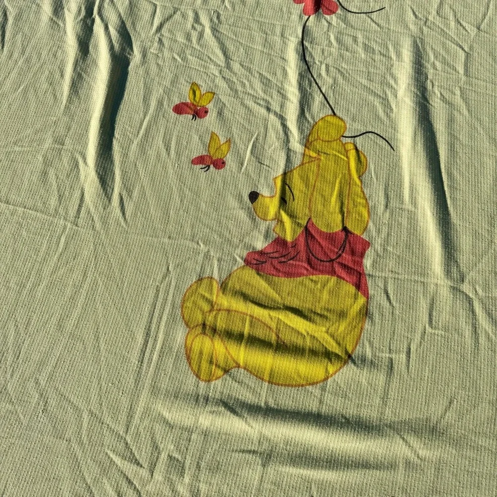 Winnie the Pooh waffle weave blanket‎ FULL bed spread 84x60 VINTAGE Sears