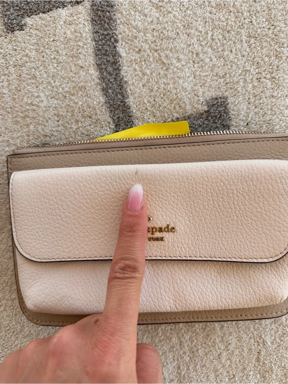 kate spade compact leather