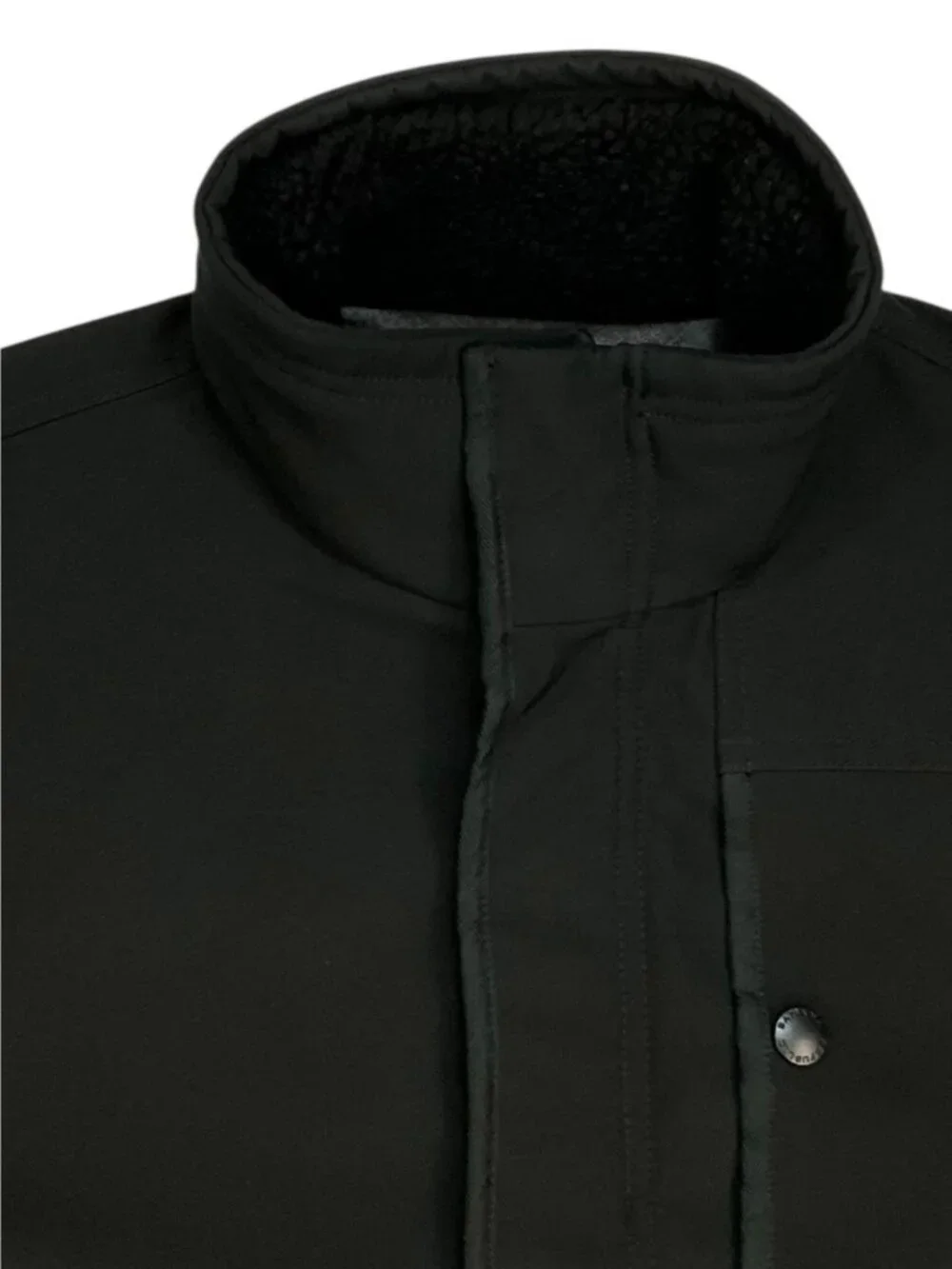 Banana Republic Softshell Jacket S Black Mockneck Preppy Fall Fashion