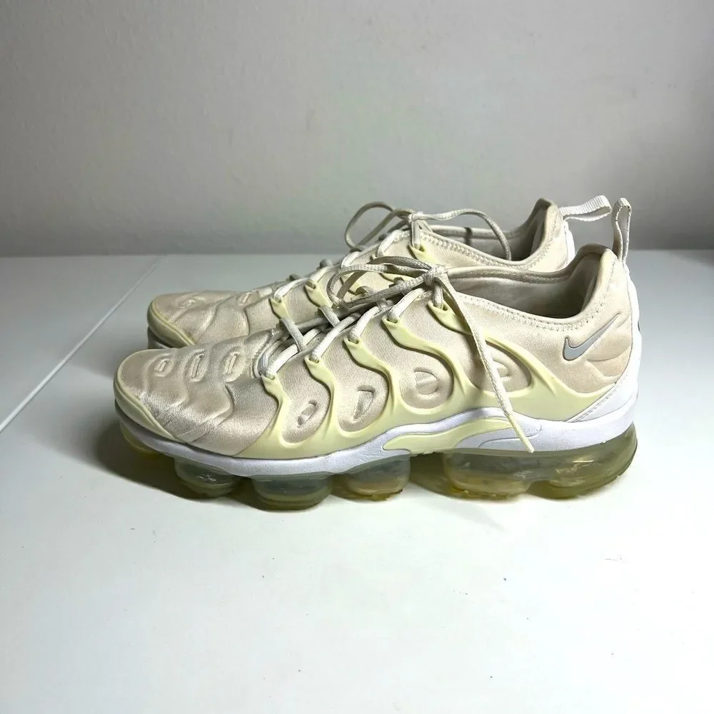 Nike Air VaporMax Plus White Platinum 2018 Men's Size 9,5 924453-100