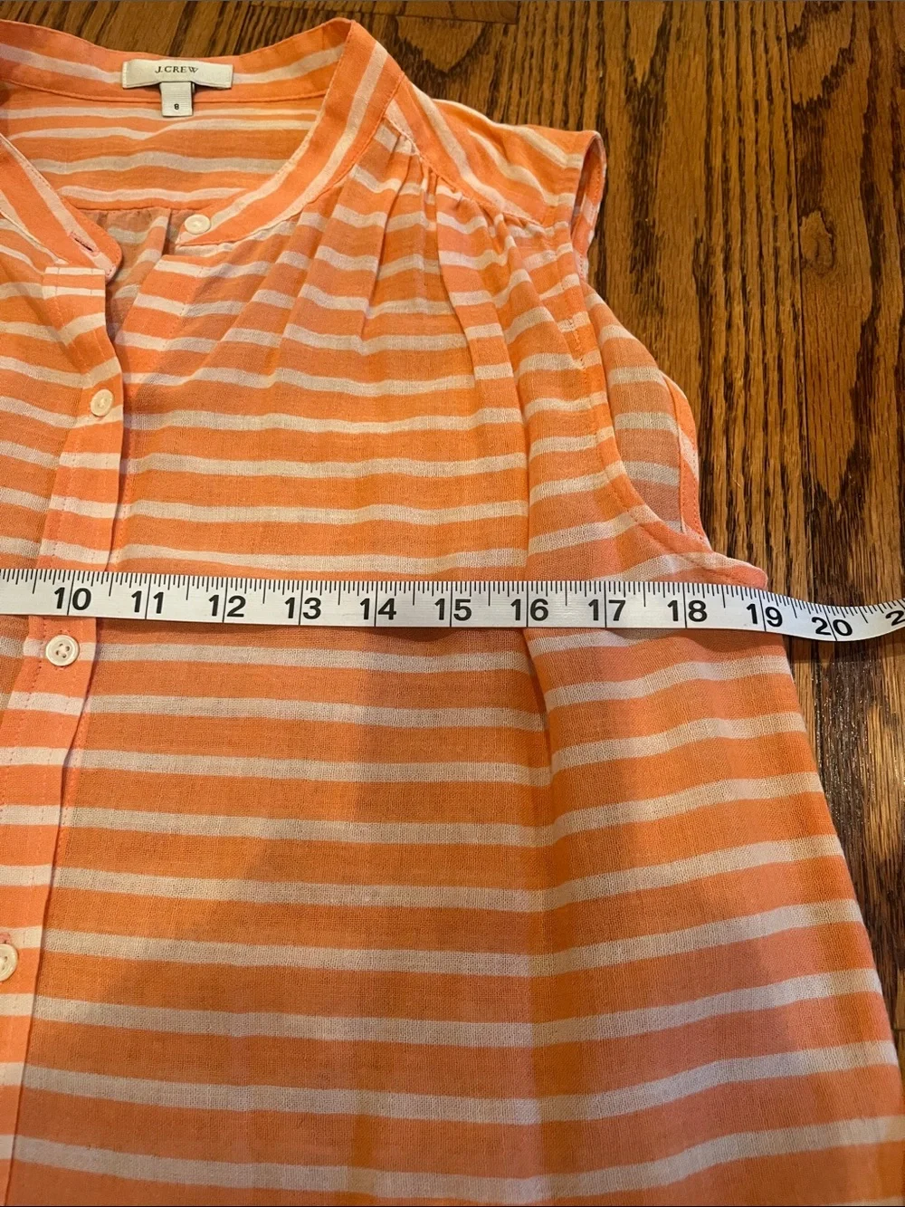 J. Crew sleeveless button