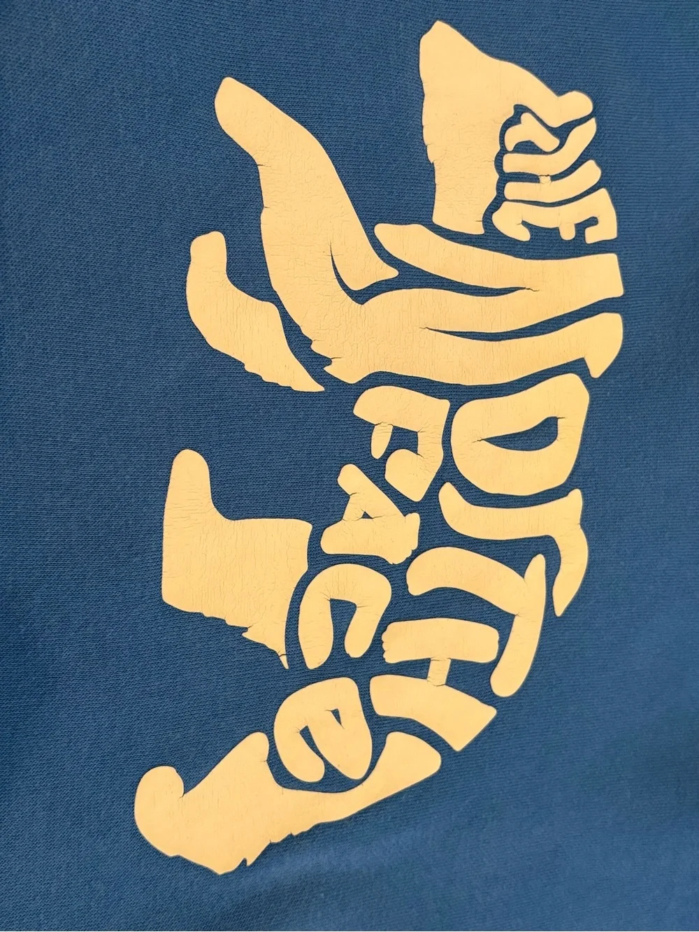 The North Face soft blue