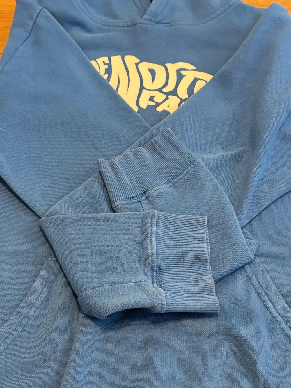 The North Face soft blue