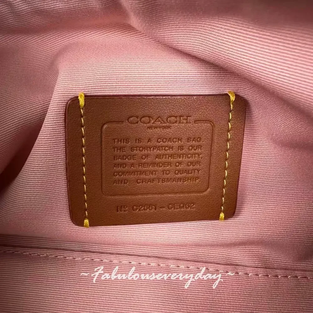 Coach quilted shoulder
