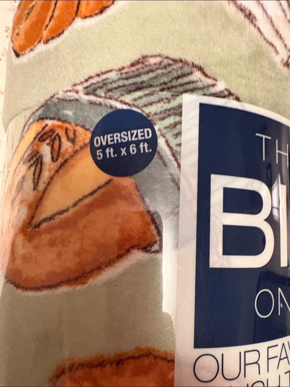 Bread Theme Plush Throw