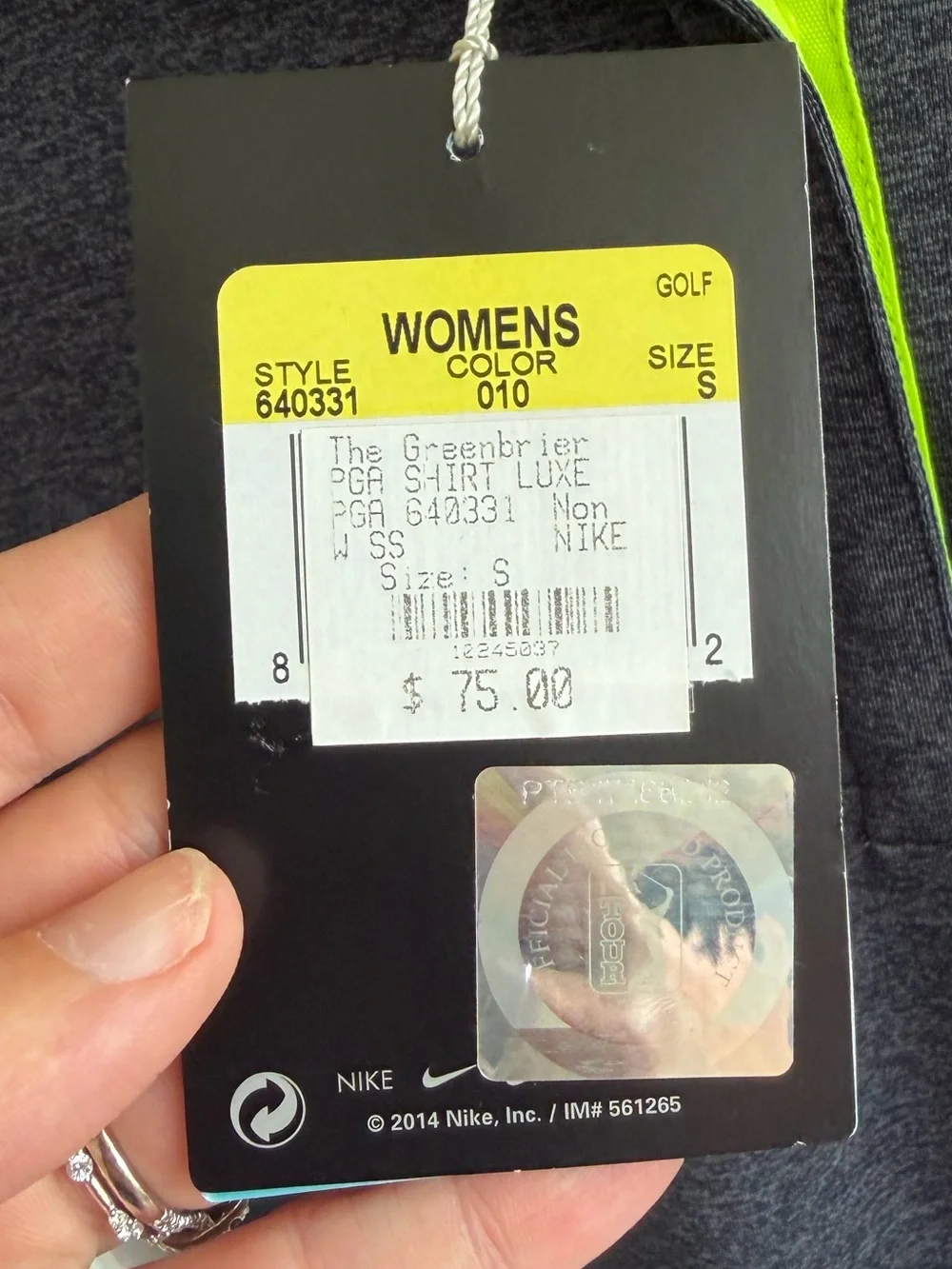 Nike new tags