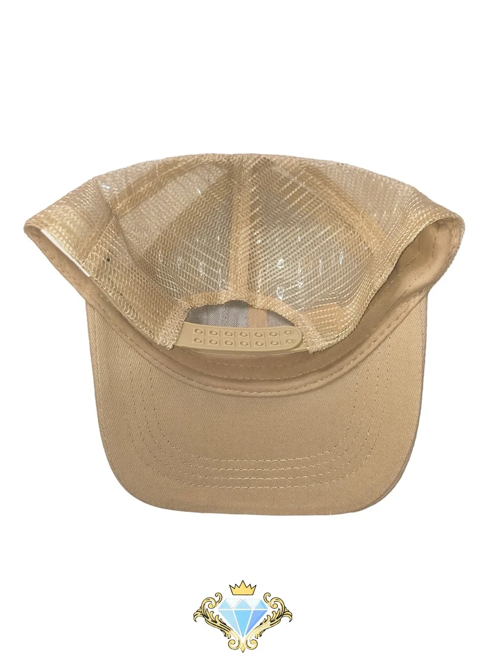 The Craft Baddie Chris Brown Breezy Boy Custom Mesh Trucker Hat Tan OS