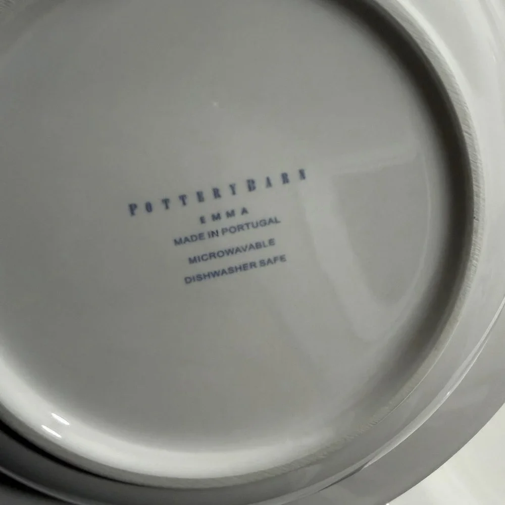 Pottery Barn Emma Beaded Rimmed 9.75