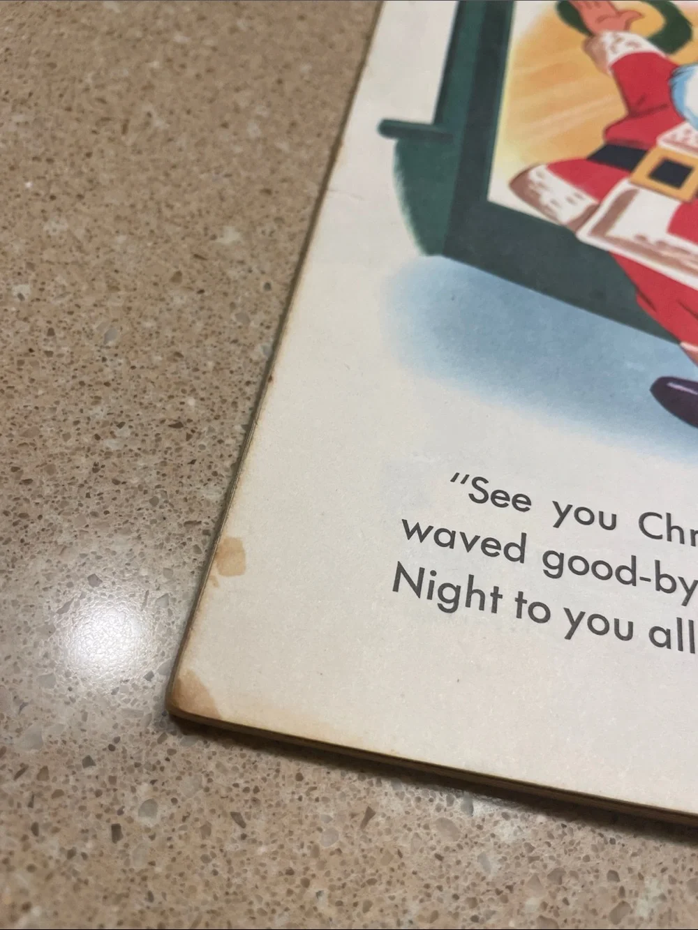 Walt Disney Mickey Mouse Goes Christmas Shopping - Red & Green Cover
