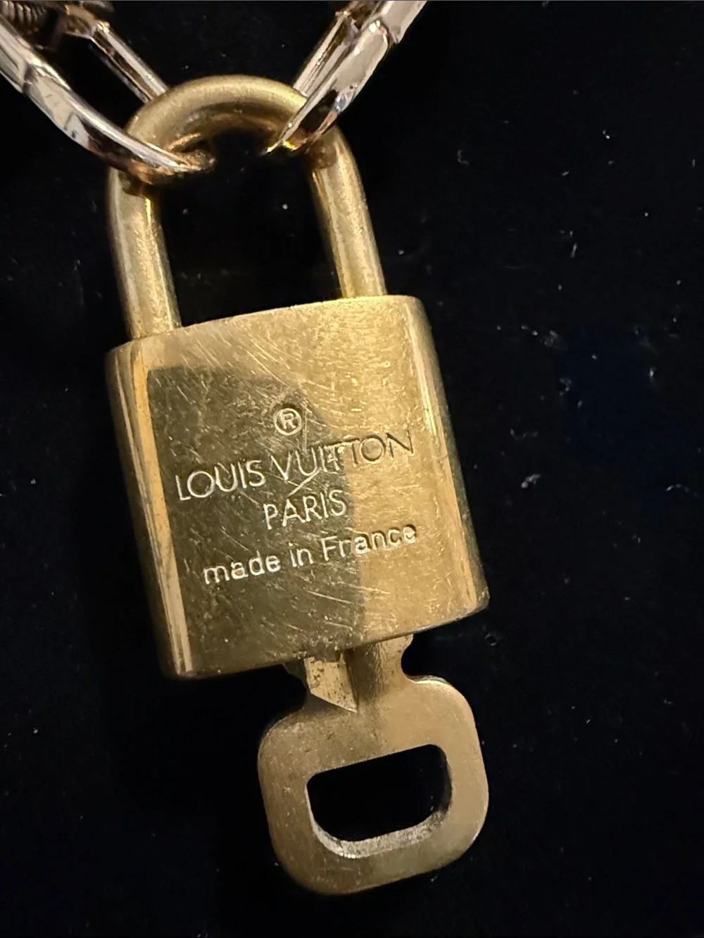 Louis Vuitton designer padlock