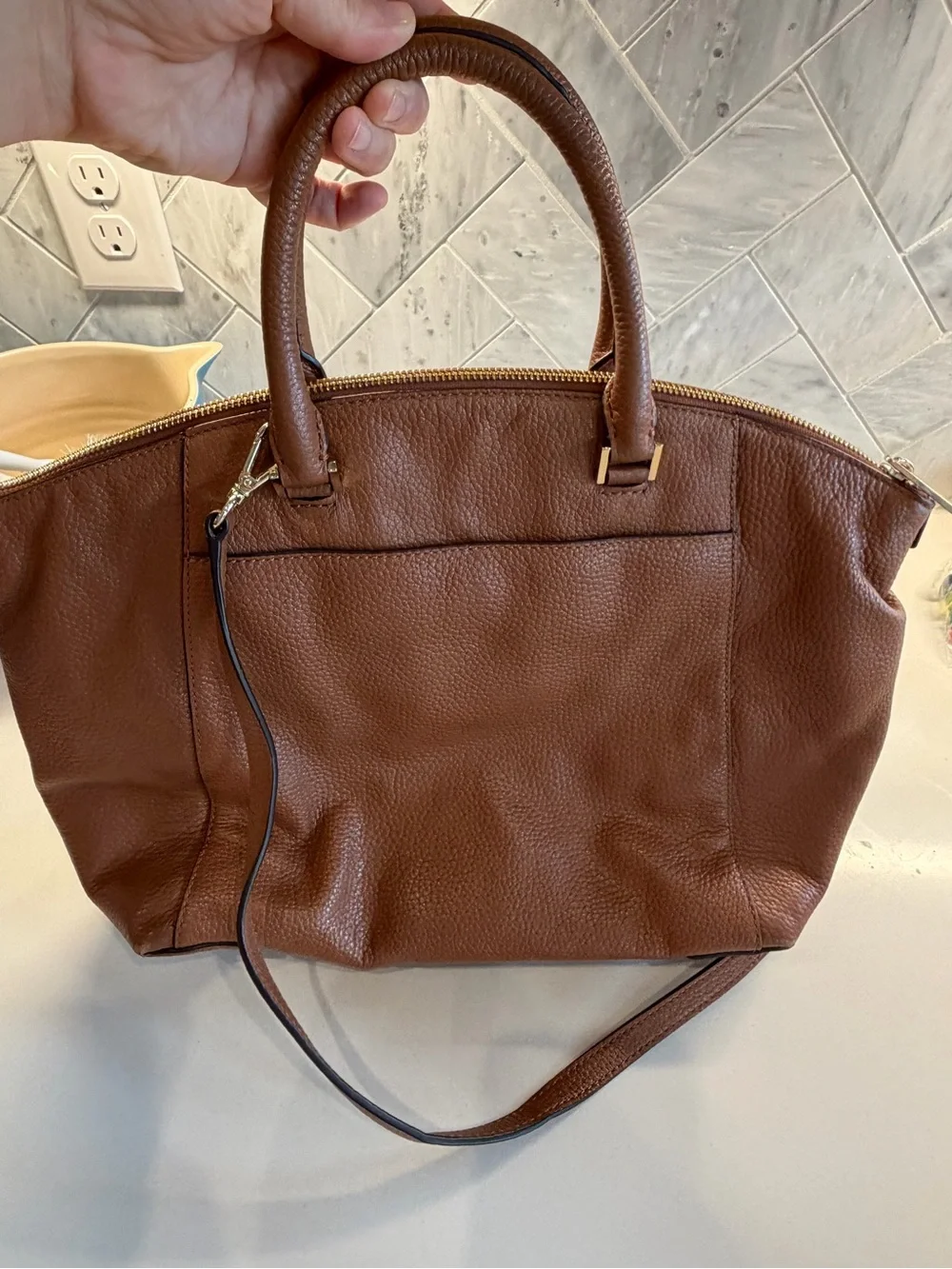Michael Kors pebbled leather