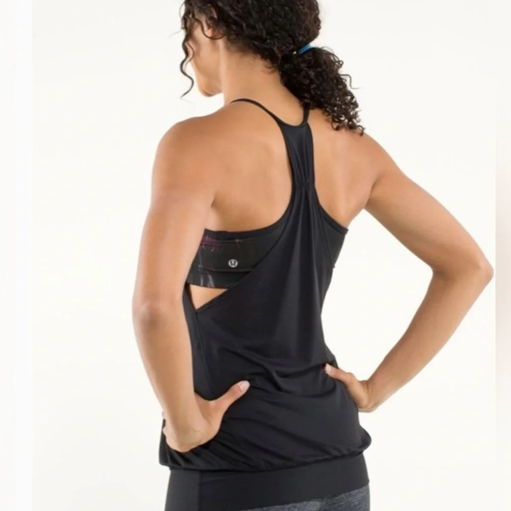 Lululemon Athletica Black Camisole Top Size 6