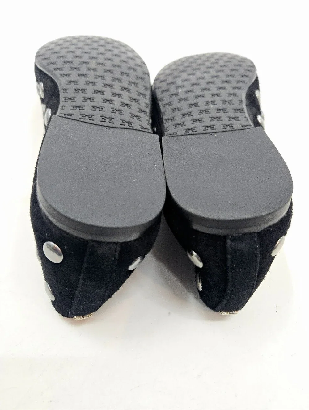 Sam Edelman Black Studded Ballet Flats with Bow