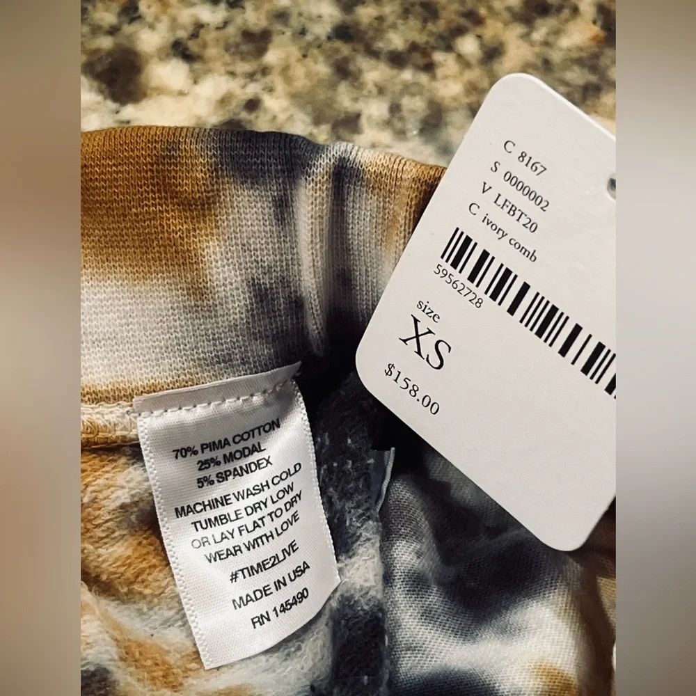 NWT Free People x Electric Rose Vendima Tye Dye Joggers