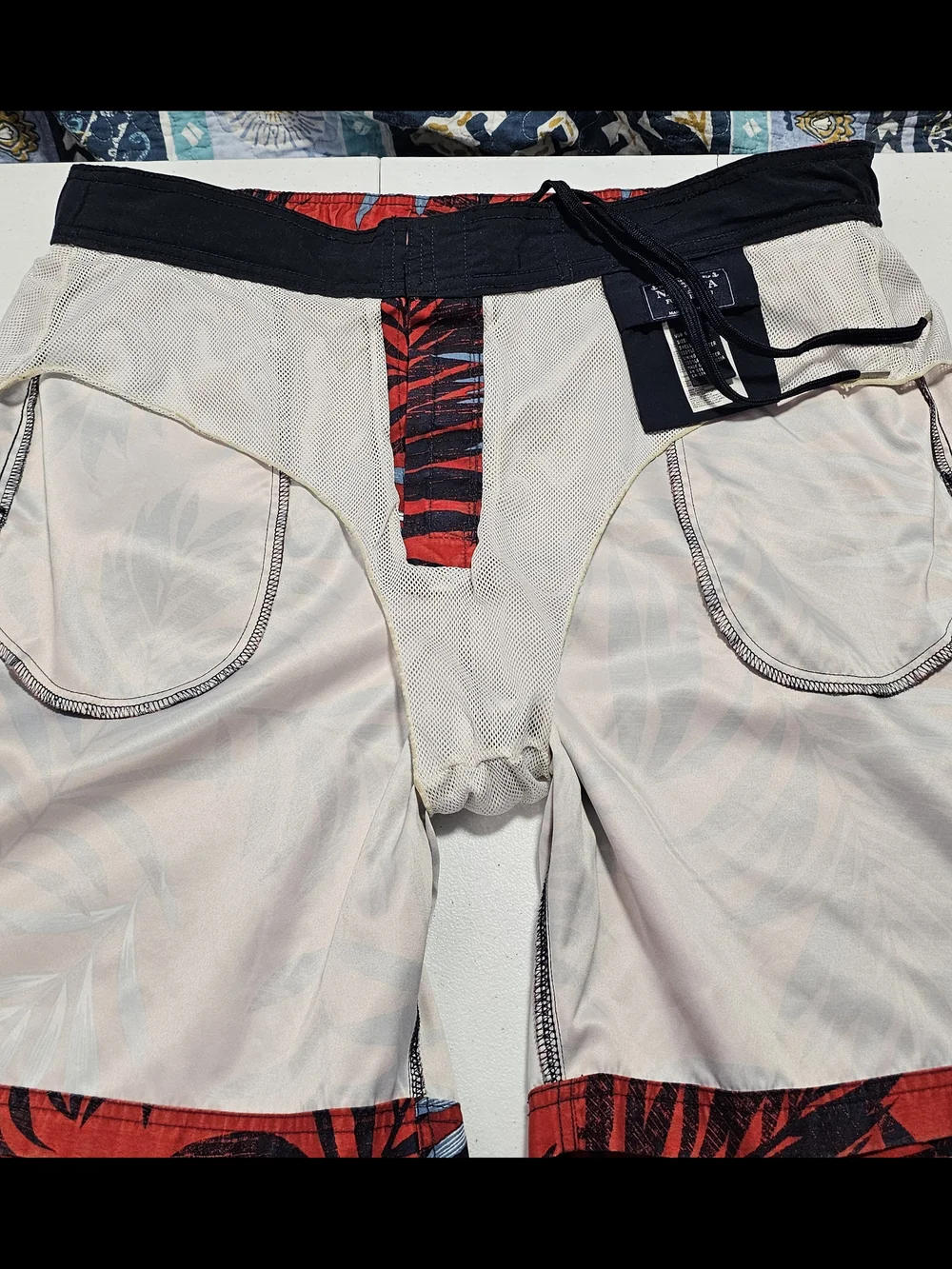 Nautica red swim