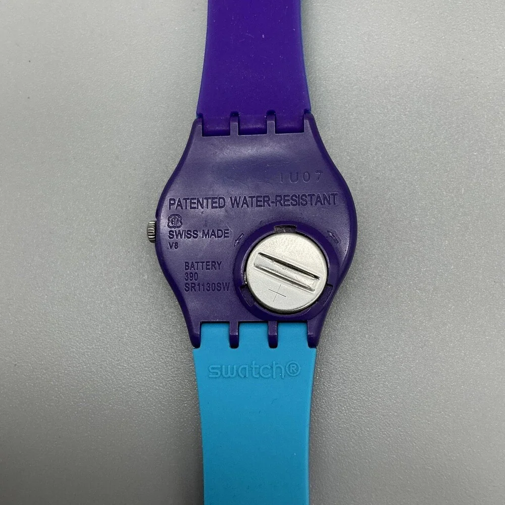 Swatch wristwatch two indices