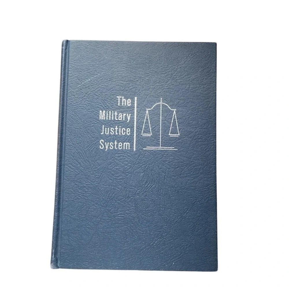 1962 The Military Justice System Air University AFROTC‎ Hardcover Text Book