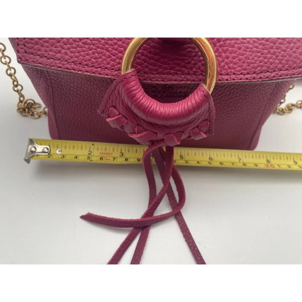Bush Princess Pink Leather Handmade Crossbody Bag | Mother's Day