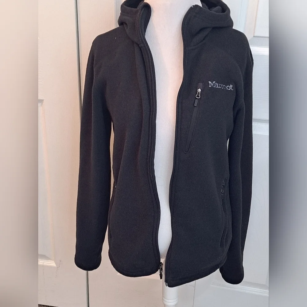 Marmot black fleece