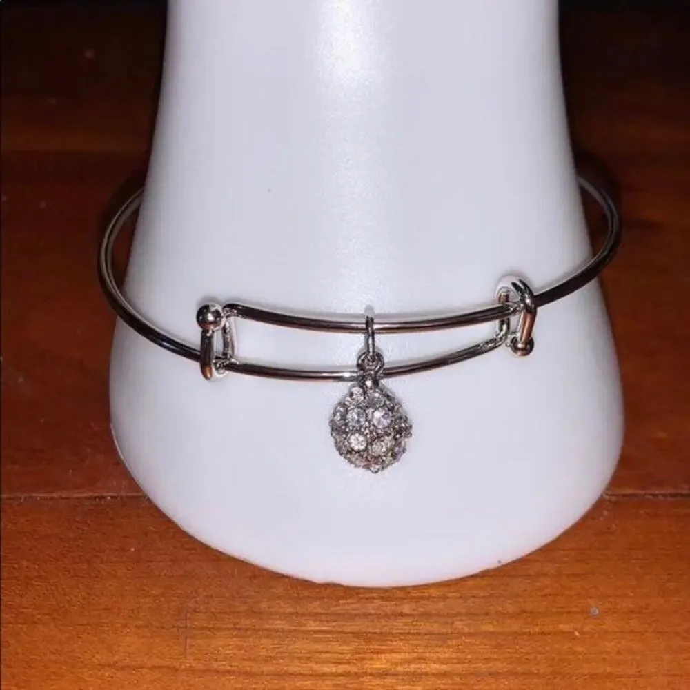 Swarovski silver bangle
