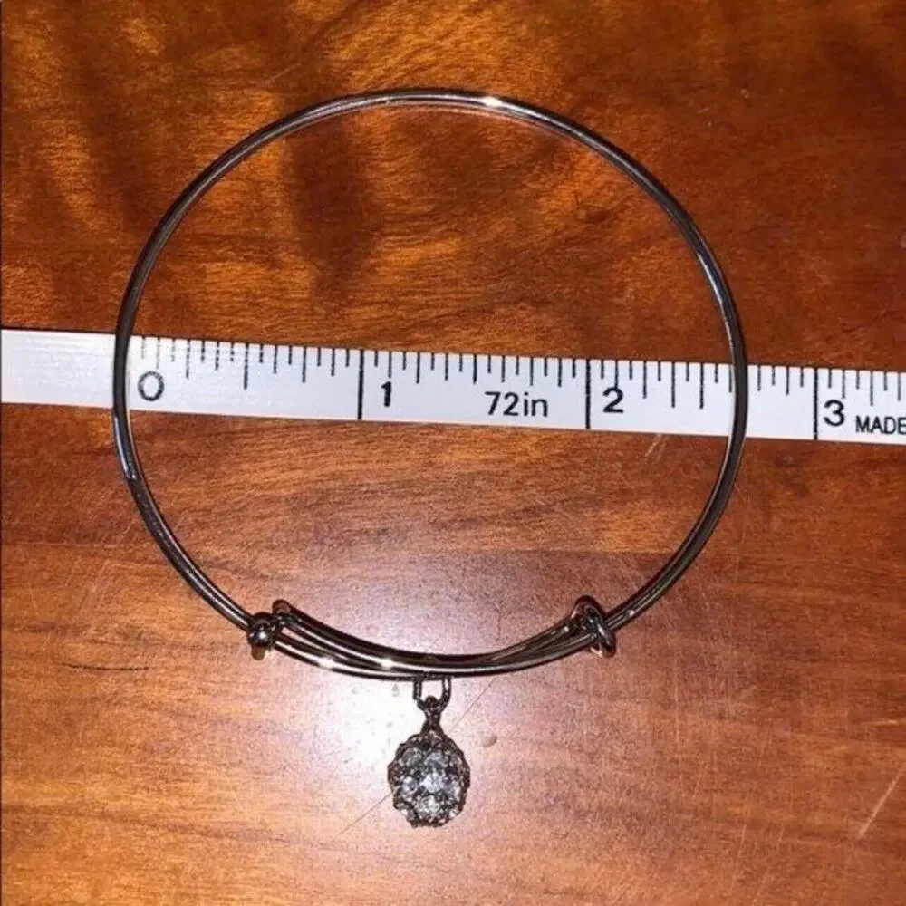 Swarovski silver bangle