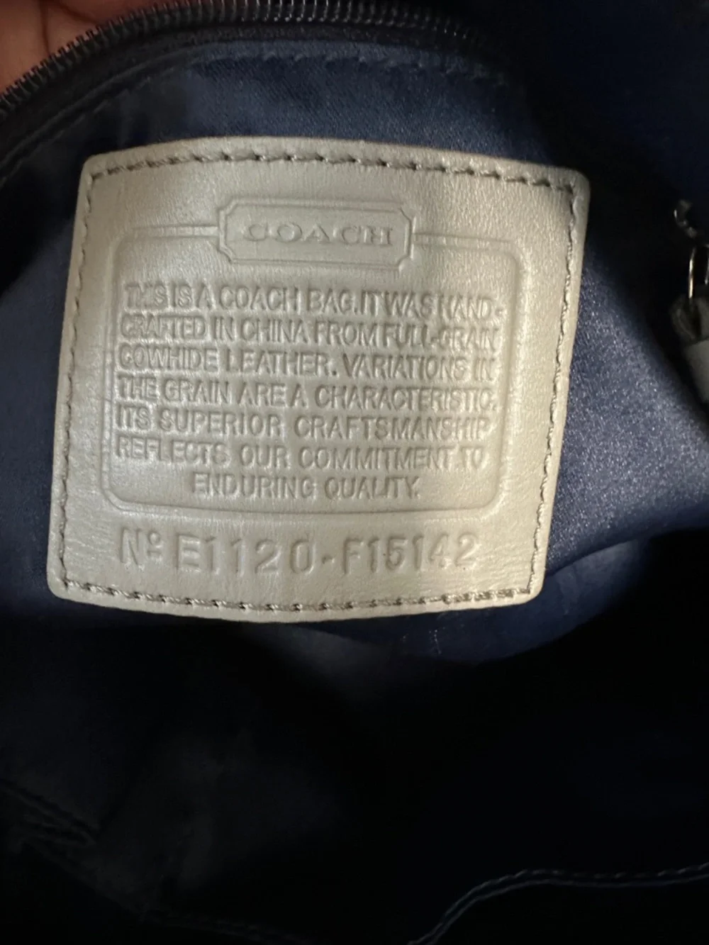 Coach authentic bag