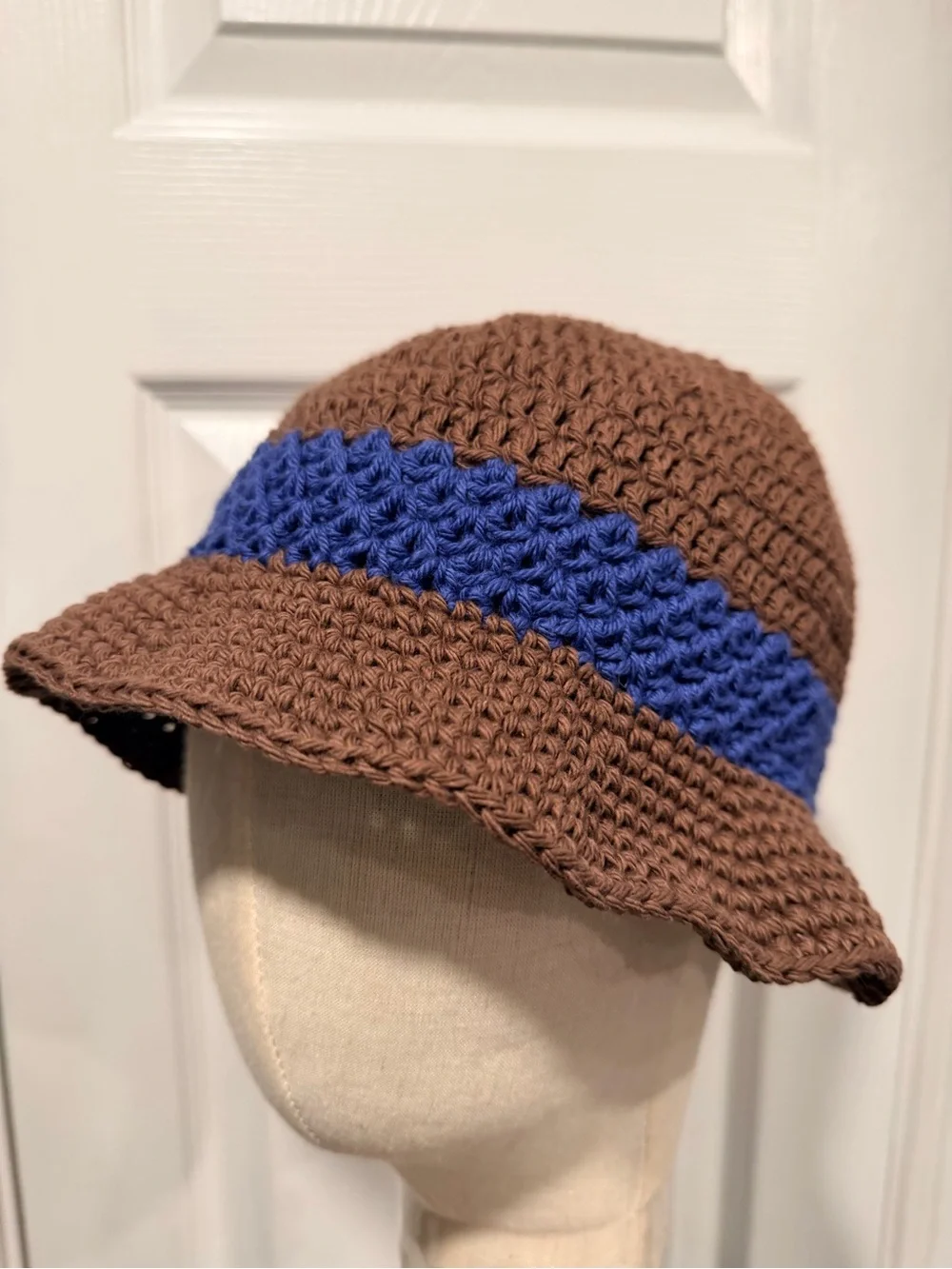 Handmade crochet bucket