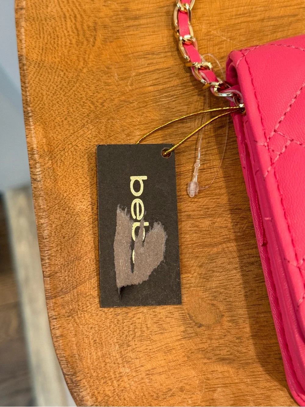bebe tags pink new