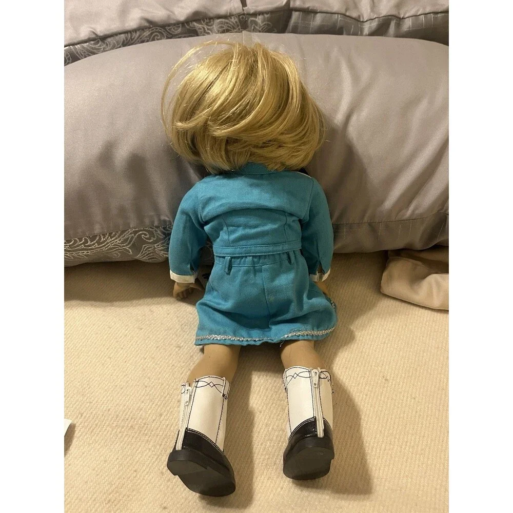 American Girl making sure