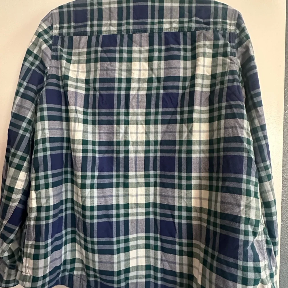 L.L. Bean bean plaid