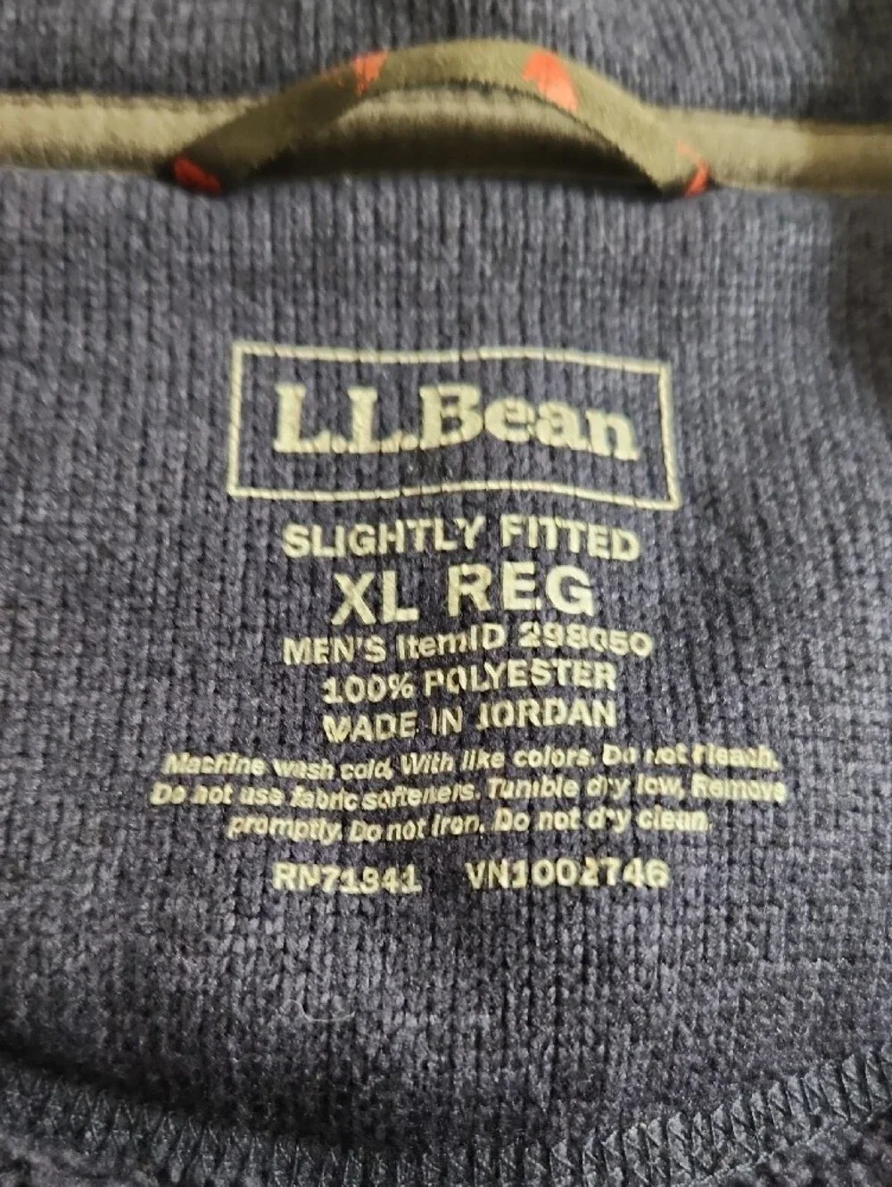 L.L. Bean soft navy