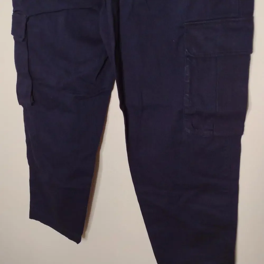 NWT Armani Exchange Men's Navy/Oversized Pleated Cargo Pants Size 38