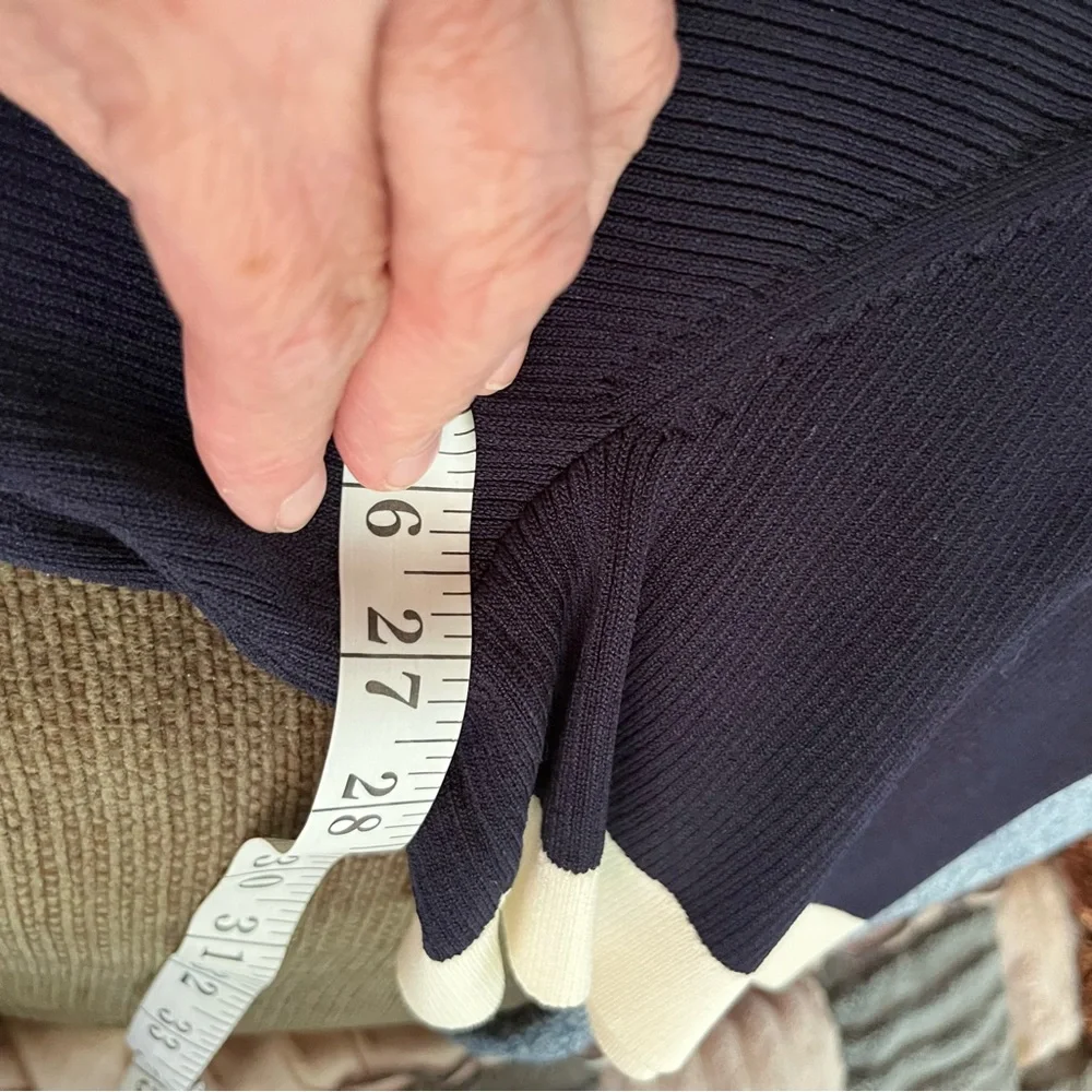 J. Crew navy ribbed