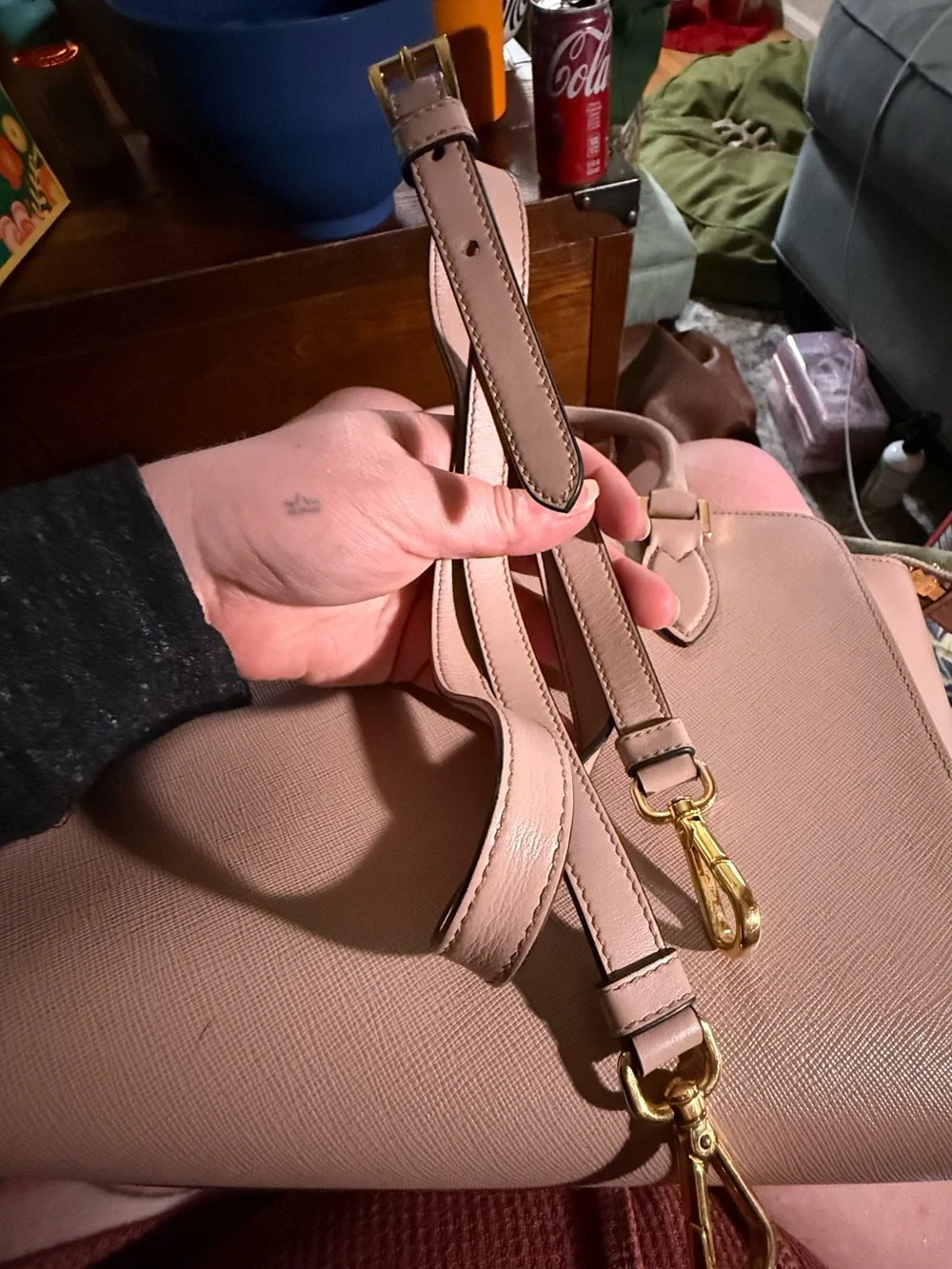 Prada compact satchel
