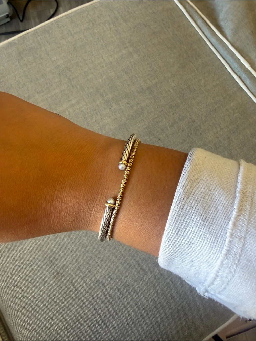 David Yurman 4mm cable flex bracelet