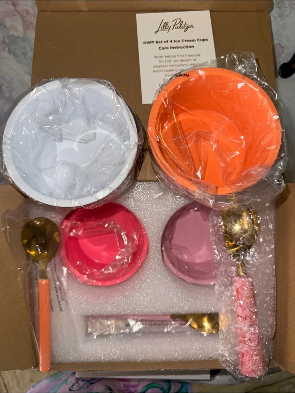 Lilly Pulitzer pink vibrant orange