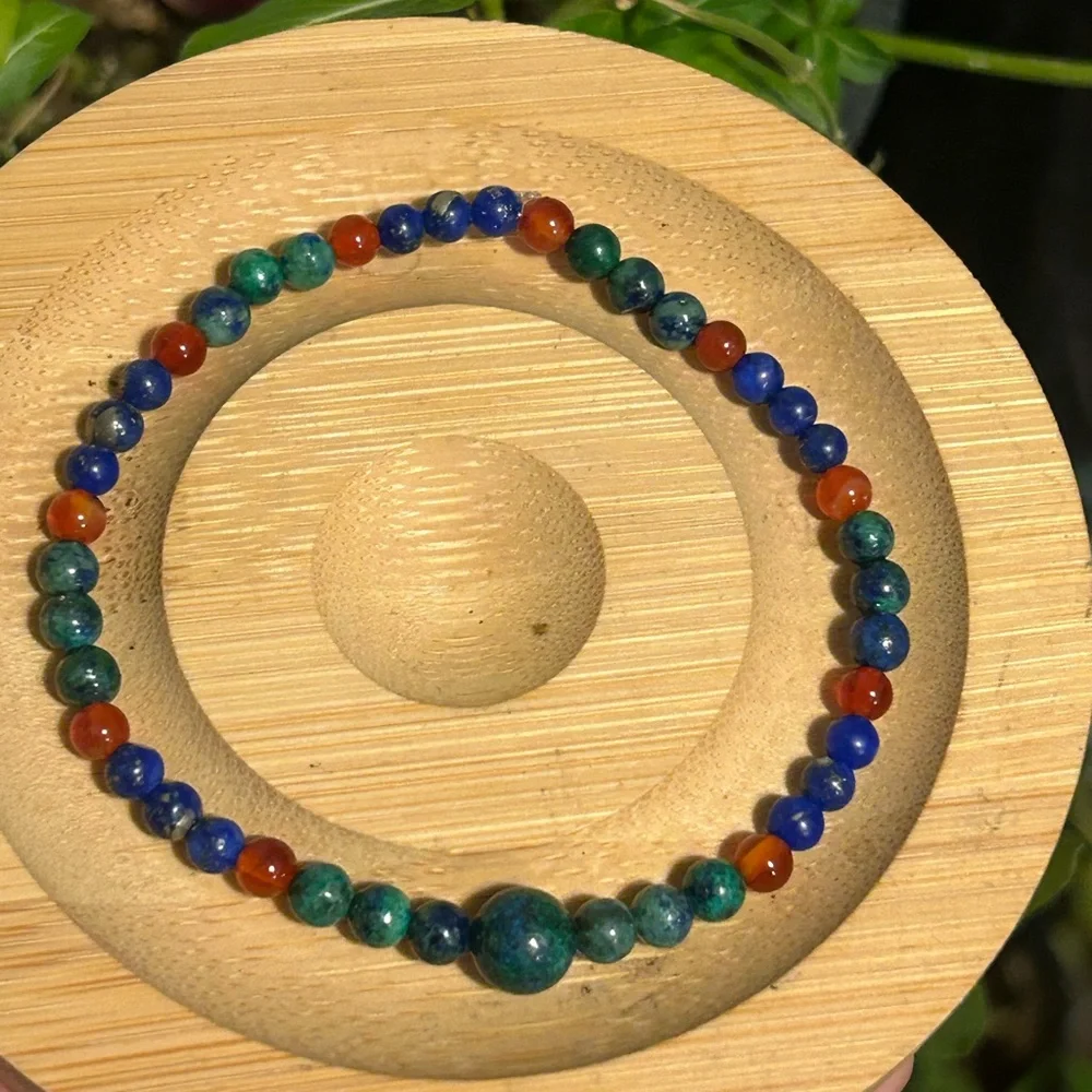 Handmade chrysocolla lapis