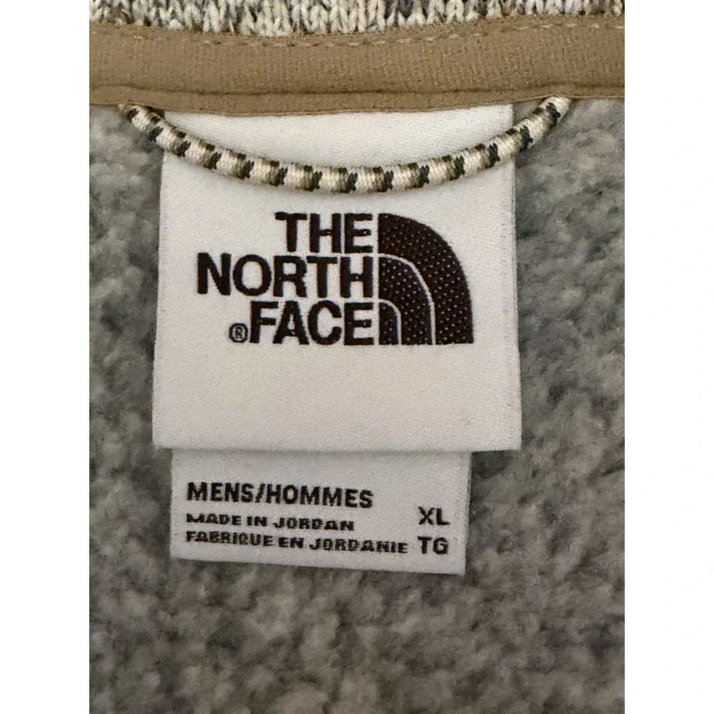 The North Face tan knit vest