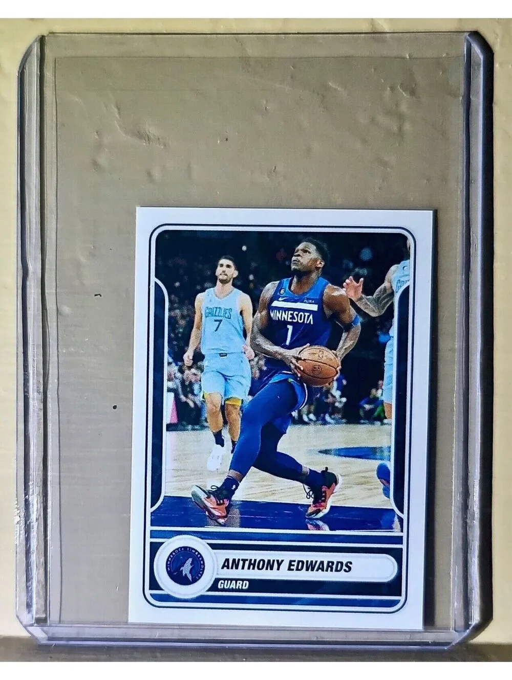 2023-24 Anthony Edwards Panini NBA Basketball #390 Sticker Timberwolves